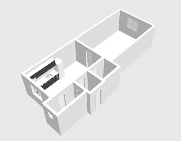 Pronájem bytu 2+kk, Ústí nad Labem, Moskevská, 46 m2