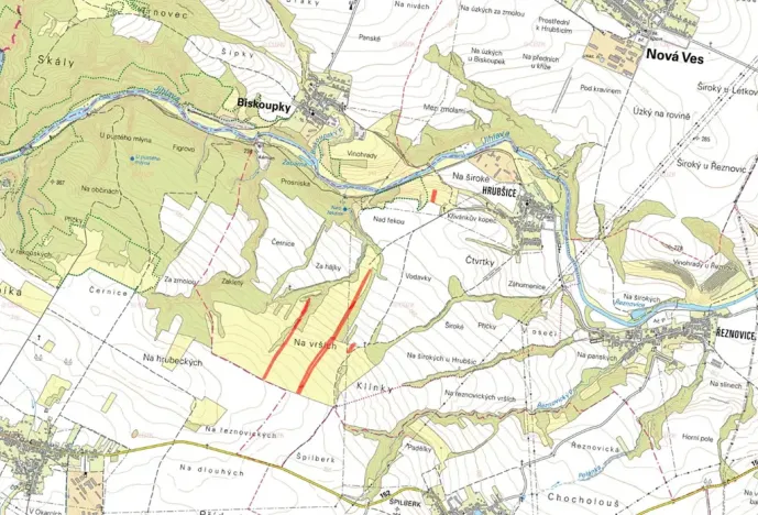Prodej louky, Ivančice, 12517 m2