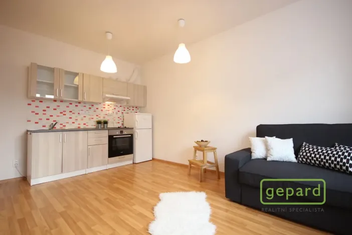 Pronájem bytu 1+kk, Brno - Žebětín, Říčanská, 30 m2