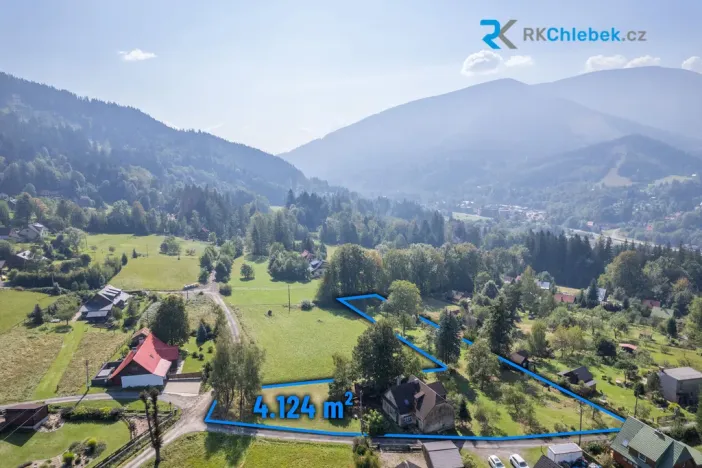 Prodej pozemku pro bydlení, Ostravice, 4124 m2