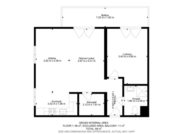 Pronájem bytu 2+kk, Dobřany, Dragounů, 66 m2