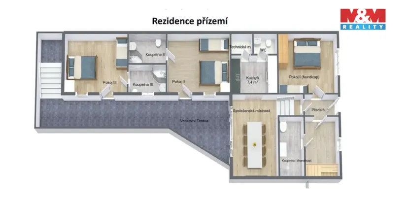 Prodej ubytování, Kobylí, 350 m2