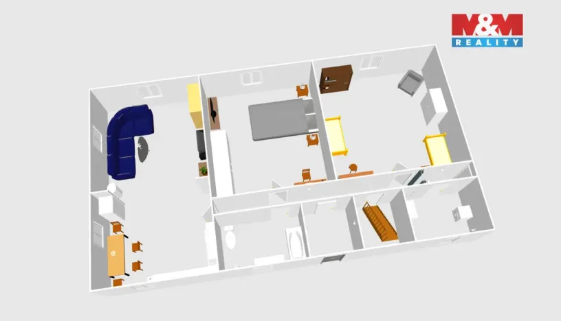 Prodej rodinného domu, Chomutice, 132 m2