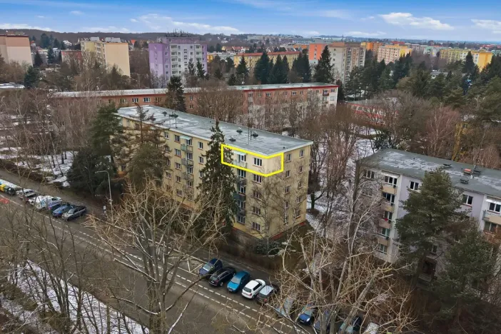 Prodej bytu 2+1, Olomouc - Nová Ulice, Hněvotínská, 54 m2