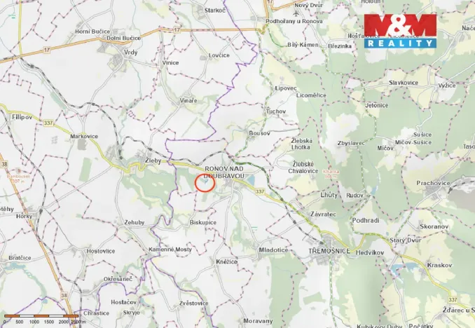 Prodej lesa, Ronov nad Doubravou, 2904 m2