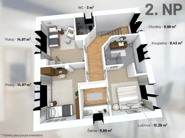 Prodej rodinného domu, Libušín, Zdeňka Hermana, 151 m2