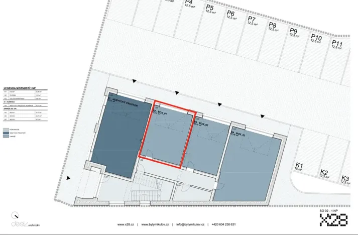 Prodej bytu 4+kk, Mikulov, 28. října, 123 m2