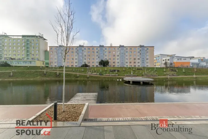 Pronájem bytu 1+kk, Brno - Štýřice, Bakalovo nábřeží, 23 m2