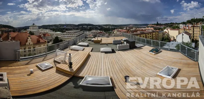 Pronájem bytu 2+kk, Praha - Podolí, Nedvědovo náměstí, 105 m2