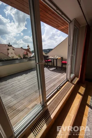 Pronájem bytu 2+kk, Praha - Podolí, Nedvědovo náměstí, 105 m2