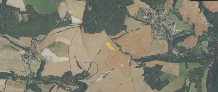 Prodej pole, Bratřínov, 8434 m2