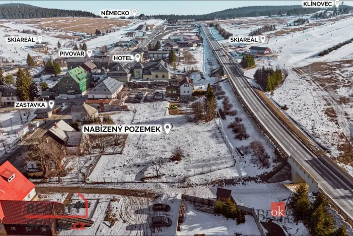 Prodej komerčního pozemku, Boží Dar, 3168 m2