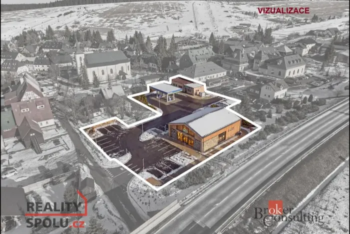 Prodej komerčního pozemku, Boží Dar, 3168 m2
