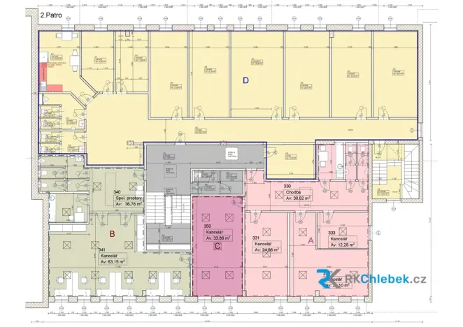 Pronájem kanceláře, Sedliště, 553 m2