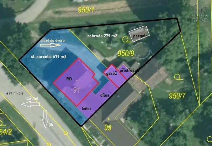 Prodej rodinného domu, Borovany - Radostice, 130 m2