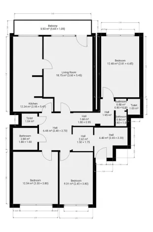 Prodej bytu 4+1, Praha - Stodůlky, Bellušova, 89 m2