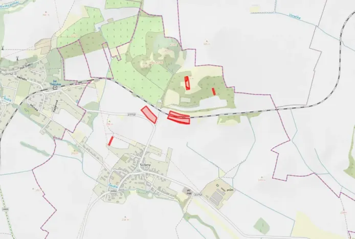 Prodej pole, Děčany, 19156 m2