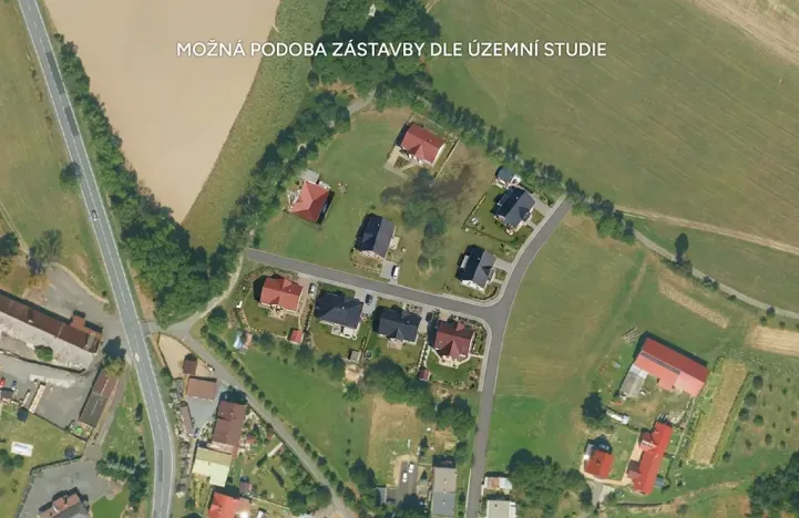 Prodej podílu pozemku pro bydlení, Vrchy, 6990 m2