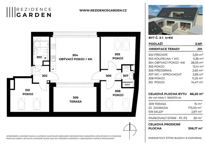 Prodej bytu 4+kk, Brno, Chleborádova, 306 m2