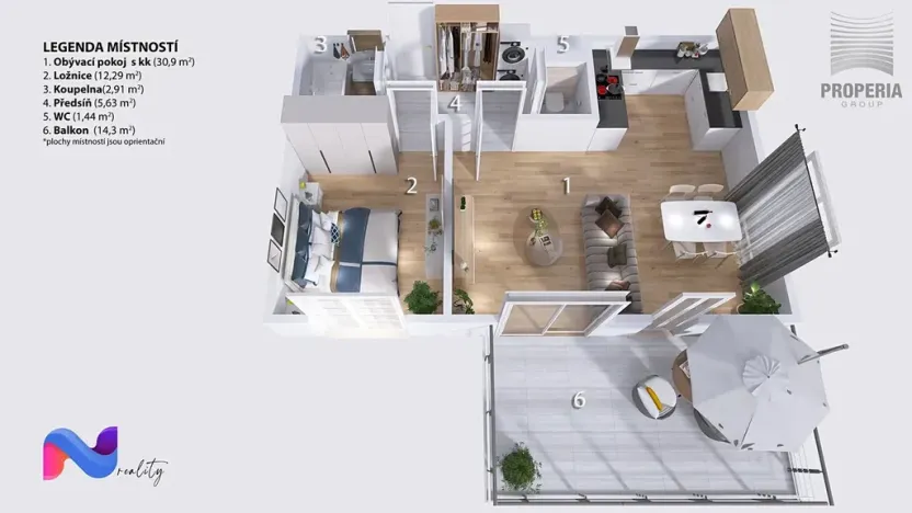 Prodej bytu 2+kk, Brno, Jerlínová, 69 m2