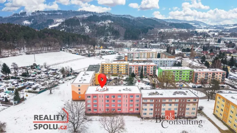 Pronájem bytu 2+kk, Hodkovice nad Mohelkou, Podlesí, 36 m2