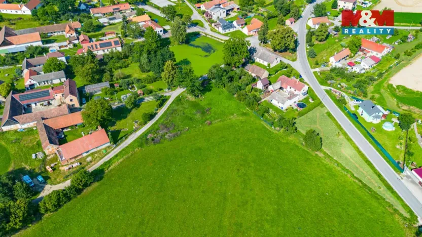 Prodej pozemku pro bydlení, Borovany - Vrcov, 3156 m2