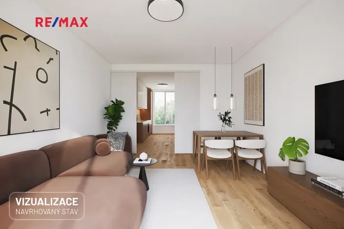 Prodej bytu 2+1, Praha - Modřany, Pod sady, 55 m2