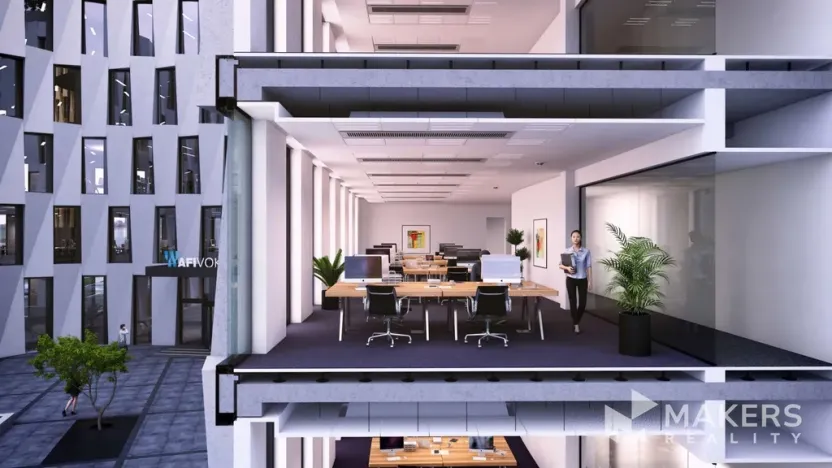 Pronájem kanceláře, Praha - Vokovice, Evropská, 792 m2