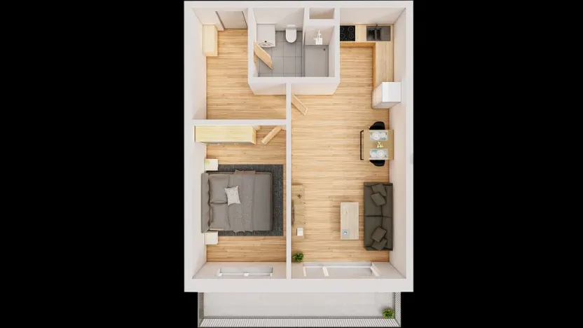 Prodej bytu 2+kk, České Budějovice, Jírovcova, 57 m2