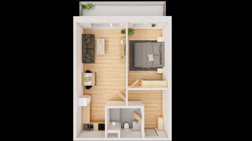 Prodej bytu 2+kk, České Budějovice, Jírovcova, 56 m2