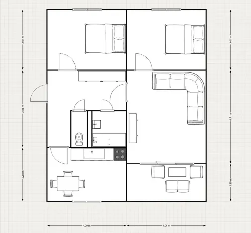 Prodej bytu 3+1, Cvikov - Cvikov II, Sídliště, 68 m2