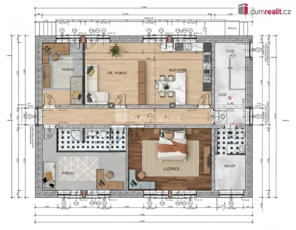 Prodej domu na klíč, Zlín, Nivy II, 118 m2