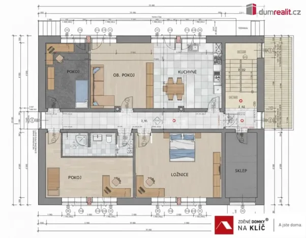 Prodej domu na klíč, Zlín, Nivy II, 118 m2
