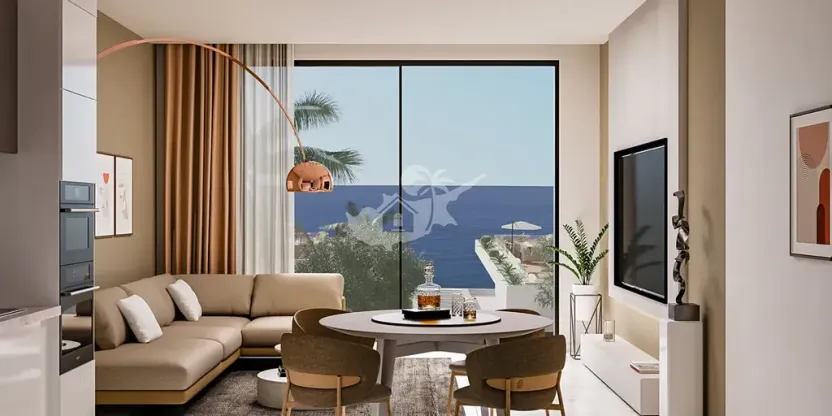 Prodej bytu 2+kk, Agios Amvrosios Keryneias, Kypr, 52 m2