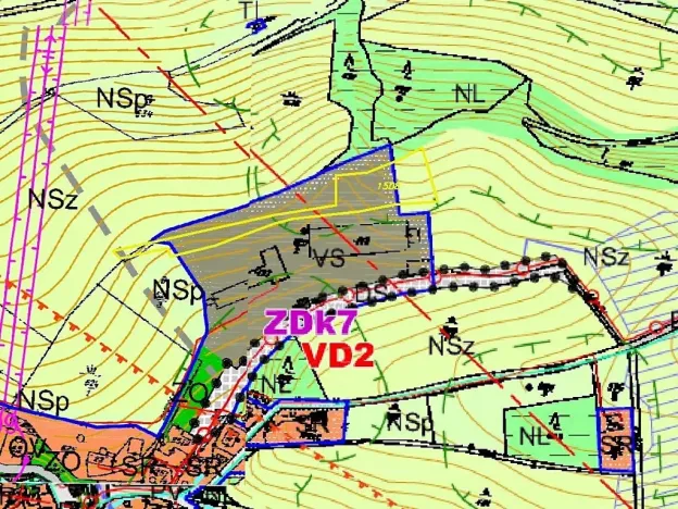 Dražba pozemku pro bydlení, Vidochov, 4068 m2