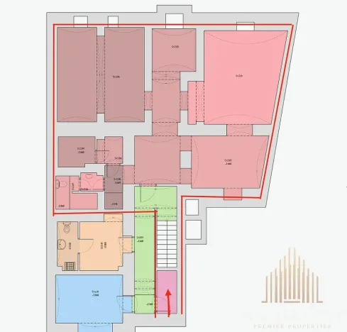 Pronájem obchodního prostoru, Praha, Pařížská, 105 m2