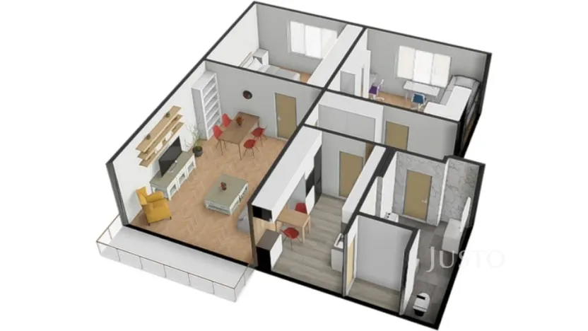 Prodej bytu 3+1, Písek, Budovatelská, 80 m2