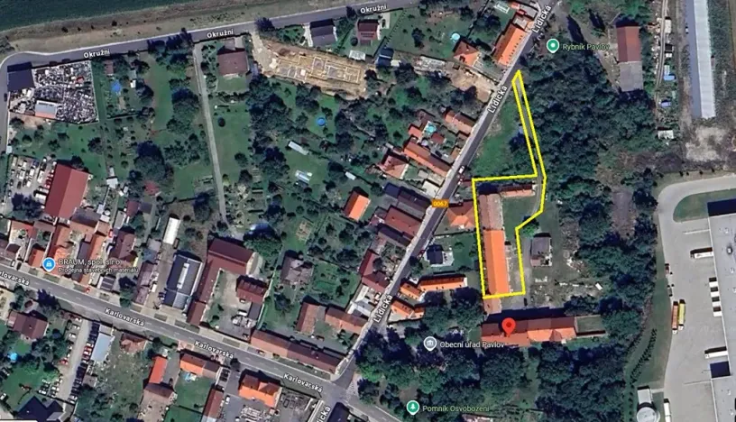 Prodej výrobních prostor, Pavlov, Lidická, 659 m2