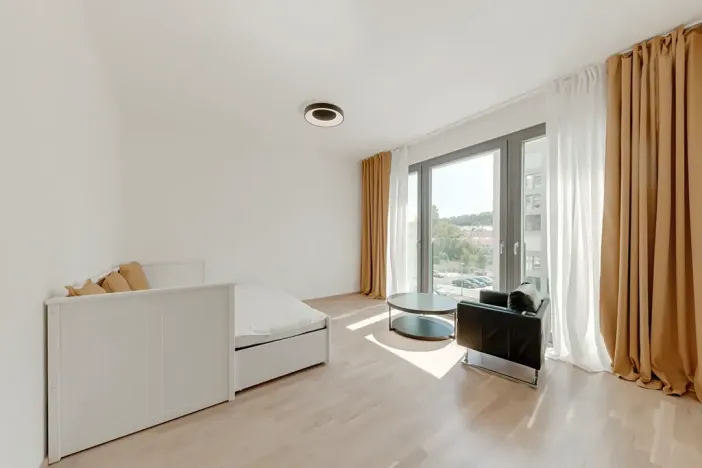 Pronájem bytu 1+kk, Praha - Karlín, Breitfeldova, 40 m2