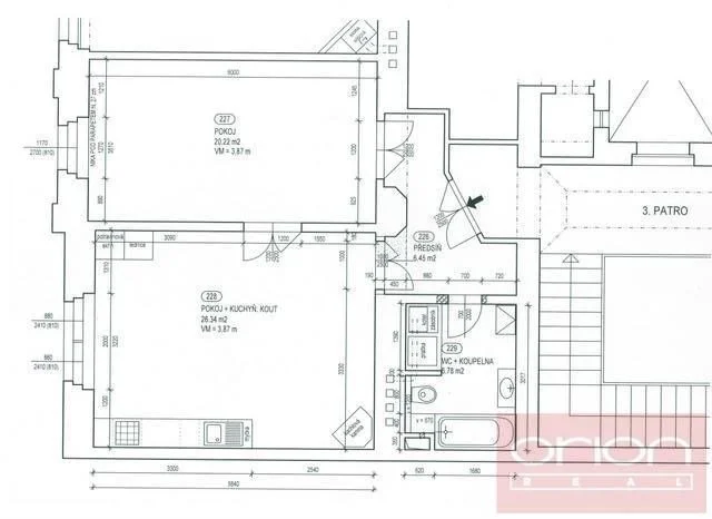 Pronájem bytu 2+kk, Praha - Vinohrady, Jana Masaryka, 60 m2