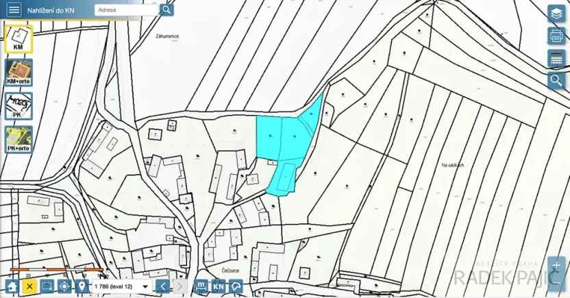 Prodej pozemku pro bydlení, Čížkov, 3589 m2