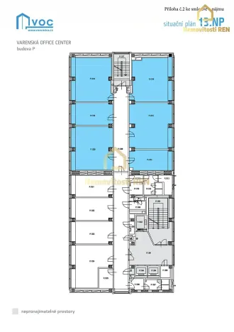 Pronájem kanceláře, Ostrava, Varenská, 275 m2