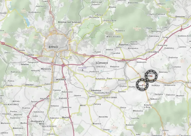 Prodej pole, Slavkov u Brna, 3832 m2