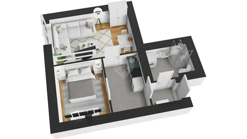 Pronájem bytu 2+kk, Praha - Strašnice, Za strašnickou vozovnou, 40 m2