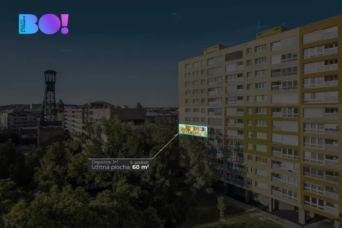 Prodej bytu 3+1, Ostrava, Nádražní, 60 m2