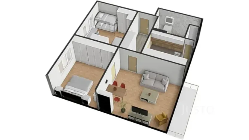 Prodej bytu 3+1, Písek, Budovatelská, 80 m2