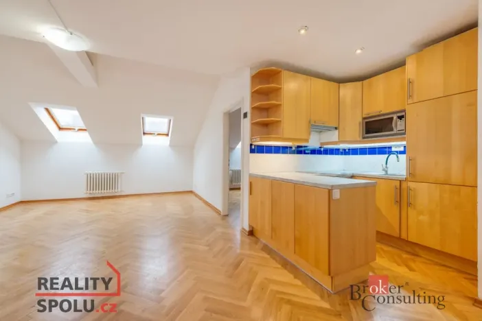 Pronájem bytu 2+kk, Praha - Vyšehrad, Neklanova, 52 m2