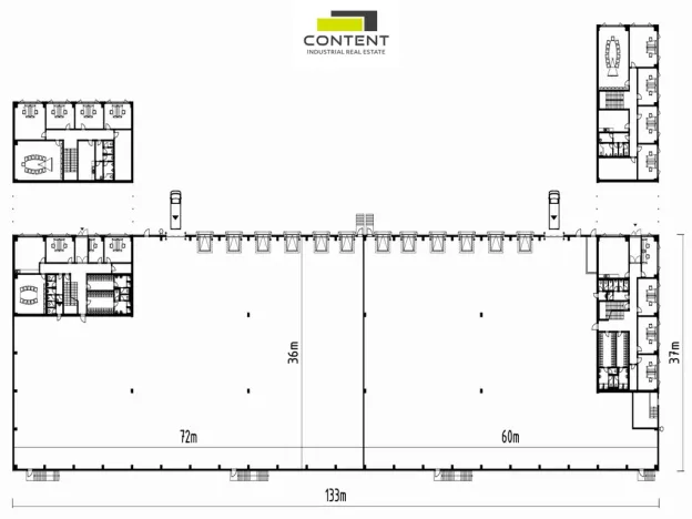Pronájem skladu, Plzeň - Východní Předměstí, Jateční, 1100 m2