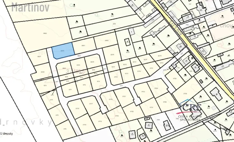 Prodej pozemku pro bydlení, Záryby - Martinov, 848 m2
