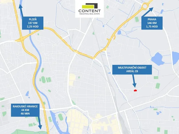 Pronájem výrobních prostor, České Budějovice - České Budějovice 4, Pekárenská, 1100 m2